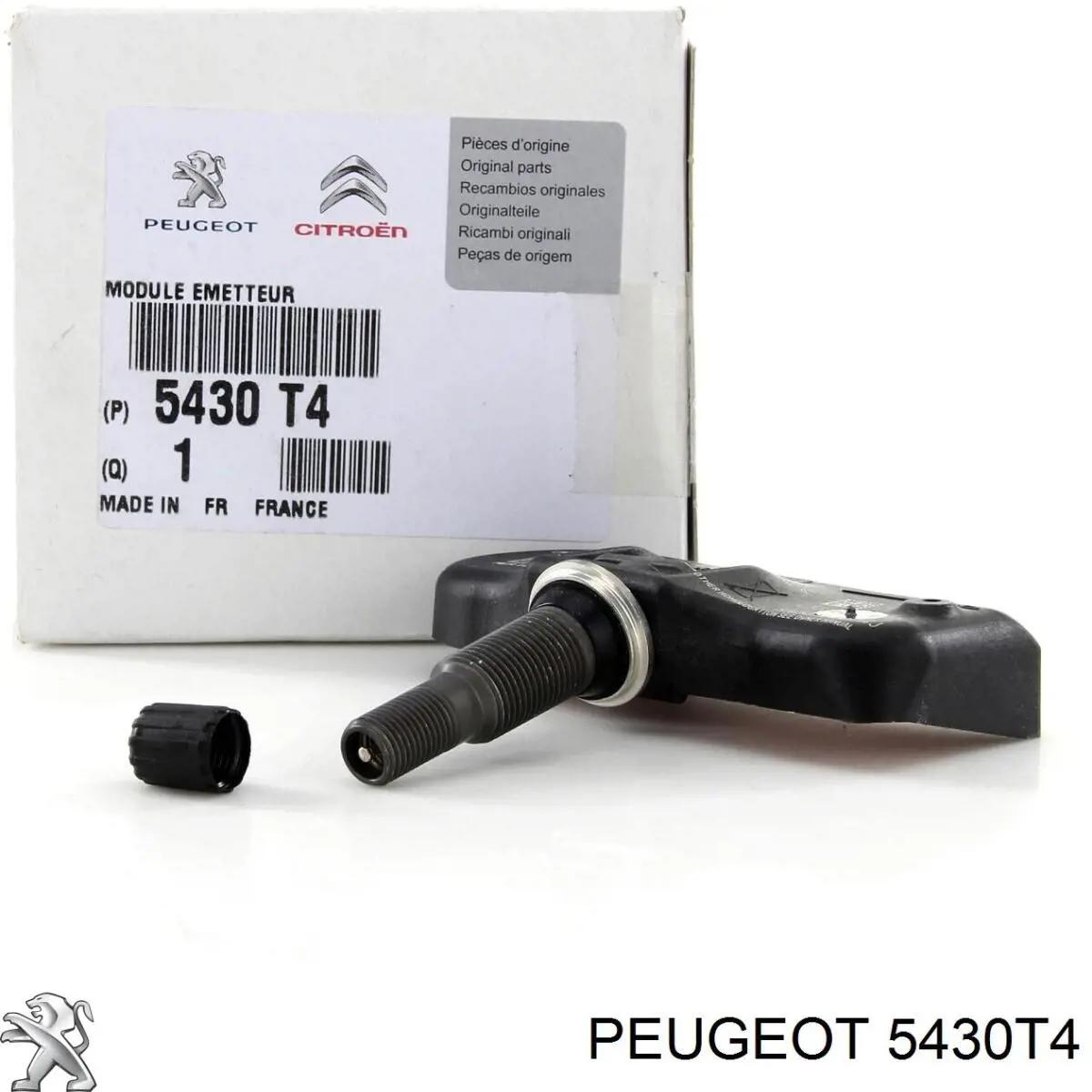 Датчик давления воздуха в шинах Peugeot/Citroen 5430T4