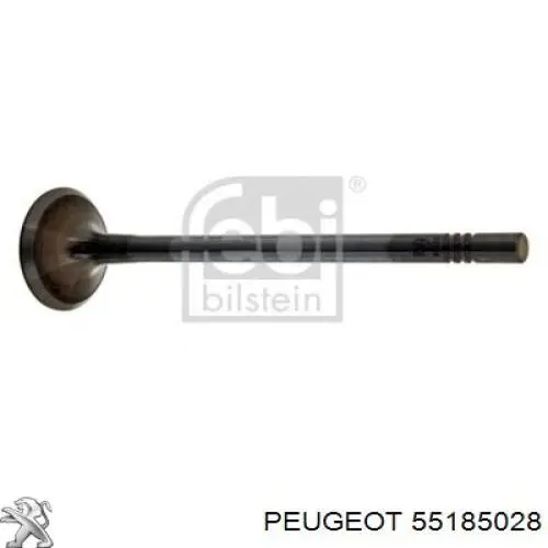 Впускной клапан 55185028 Peugeot/Citroen