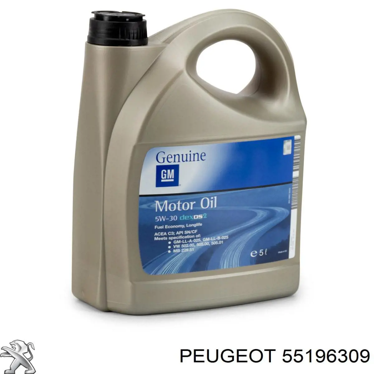 Junta, tapón roscado, colector de aceite 55196309 Peugeot/Citroen