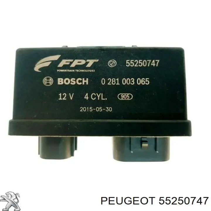 55250747 Peugeot/Citroen sensor de temperatura dos gases de escape (ge, antes de filtro de partículas diesel)