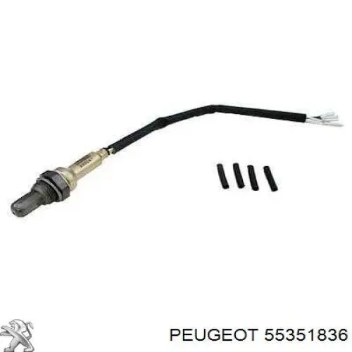 55351836 Peugeot/Citroen sonda lambda, sensor de oxigênio até o catalisador