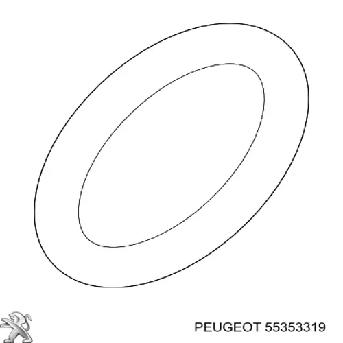 55353319 Peugeot/Citroen прокладка масляного фильтра