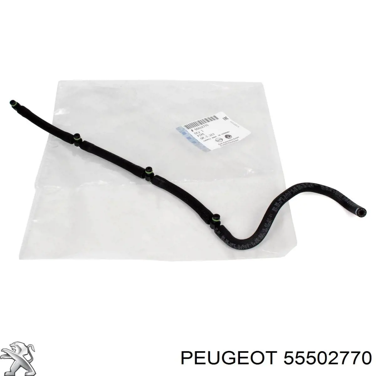 55502770 Peugeot/Citroen tubo de combustível, inverso desde os injetores