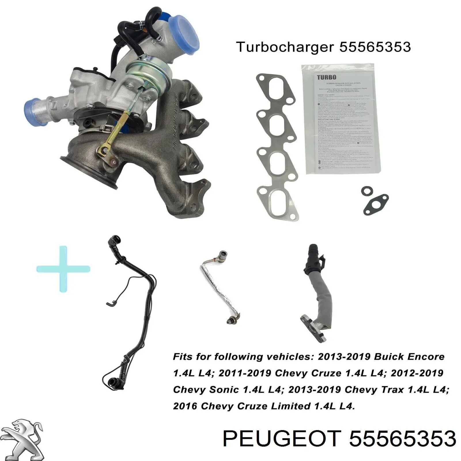 Turbocompresor 55565353 Peugeot/Citroen