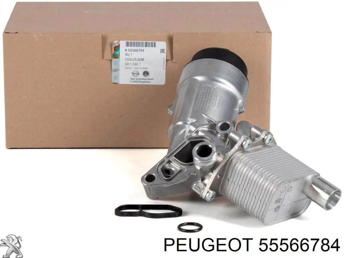 55566784 Peugeot/Citroen caixa do filtro de óleo