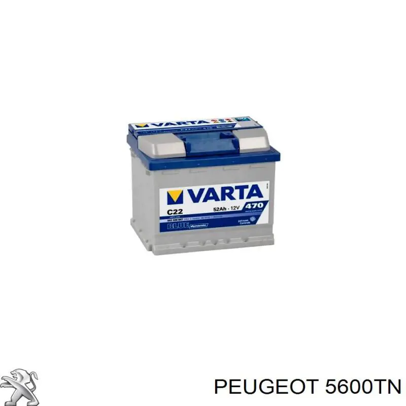 Аккумулятор Peugeot/Citroen 5600TN