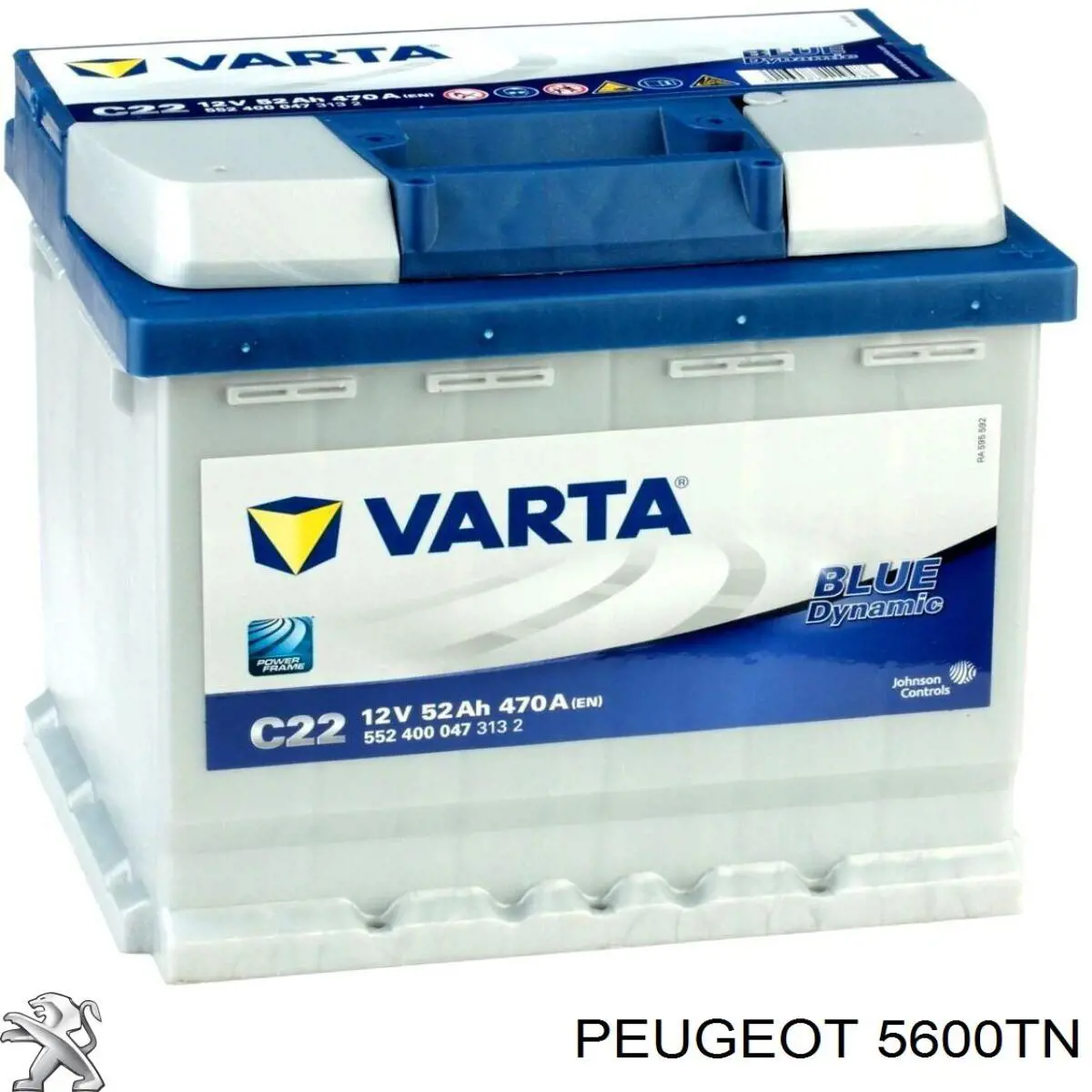 5600TN PEUGEOT Batería original y equivalente