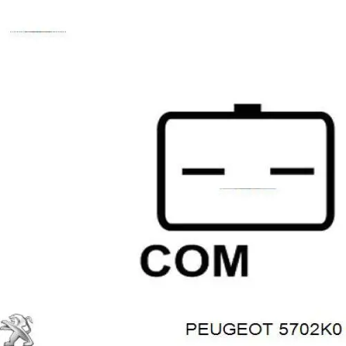 Автомобильный генератор Peugeot/Citroen 5702K0 цена, от 151.36 USD