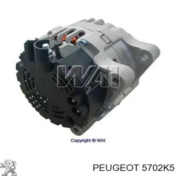 Alternador 5702K5 Peugeot/Citroen
