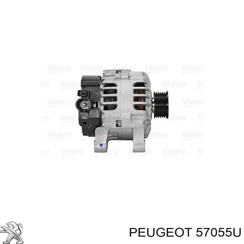 Генератор 57055U Peugeot/Citroen