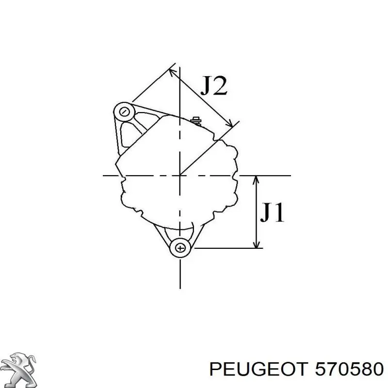 570580 Peugeot/Citroen генератор