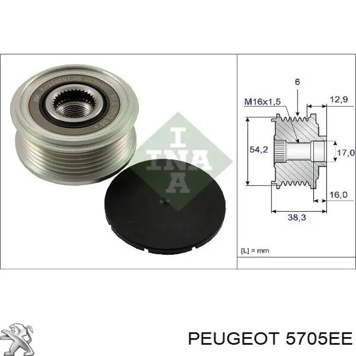 5705EE Peugeot/Citroen