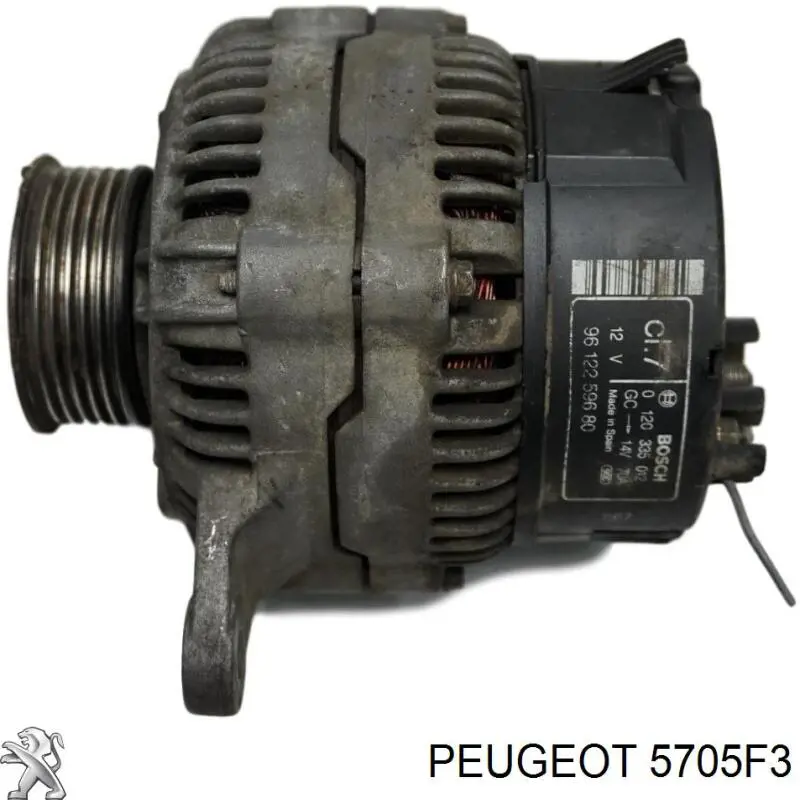 Автомобильный генератор Peugeot/Citroen 5705F3 цена, от 82.55 USD