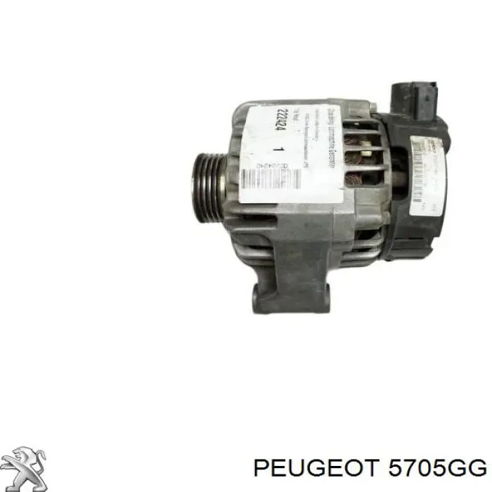 Alternador 5705GG Peugeot/Citroen