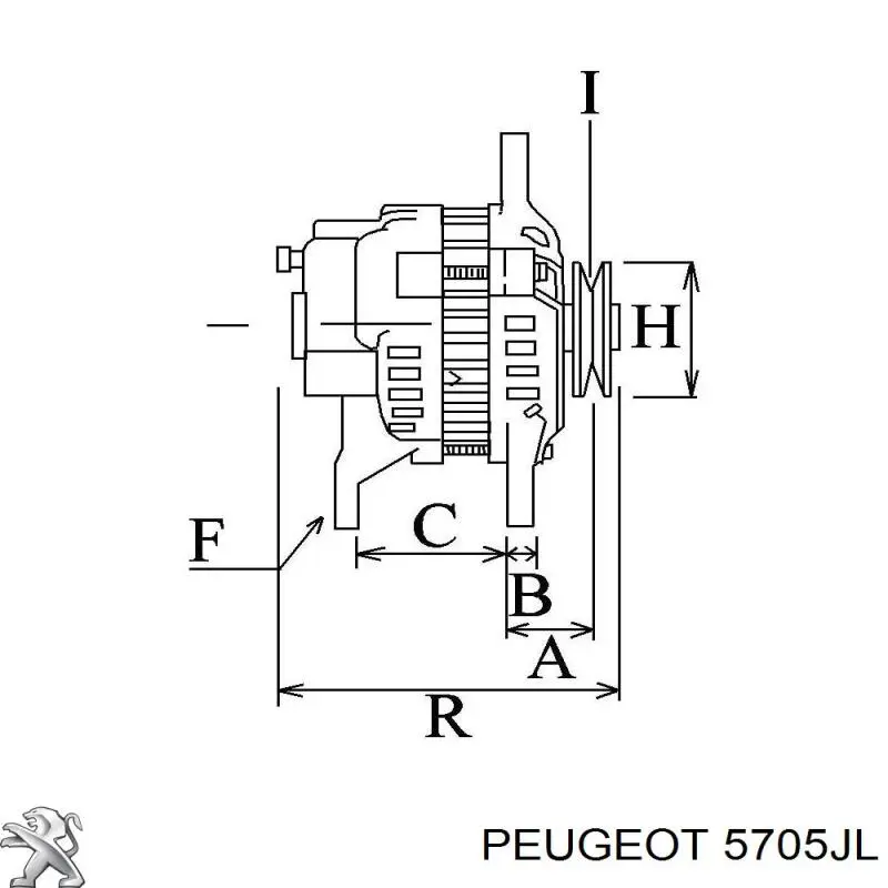 Купить 5705JL Peugeot/Citroen Генератор