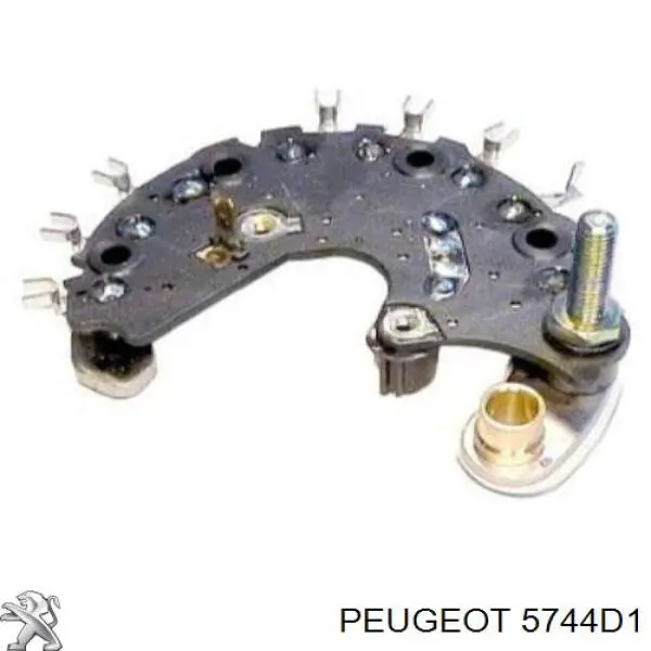 5744D1 Peugeot/Citroen eixo de diodos do gerador
