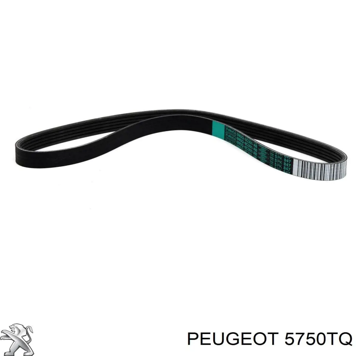 Клиновый ремень Peugeot/Citroen 00005750TQ цена, от 95.90 USD