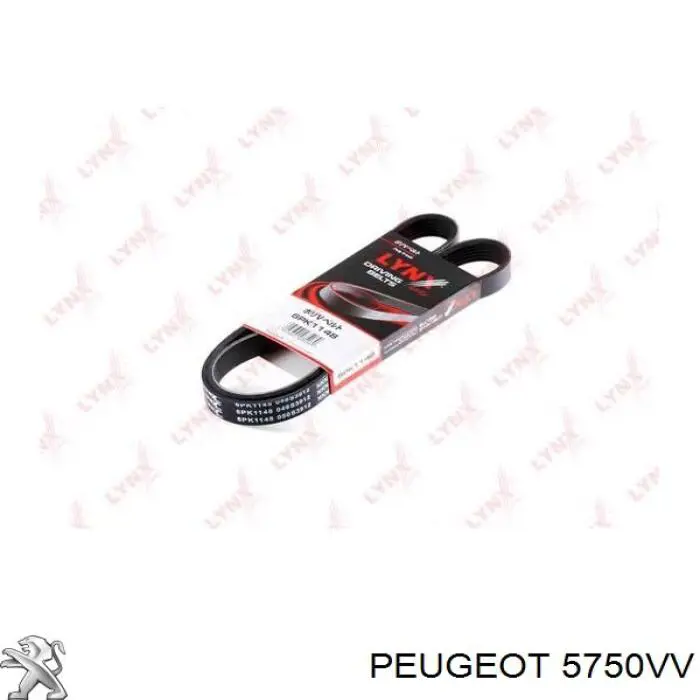 Купить 5750VV Peugeot/Citroen Ремень генератора