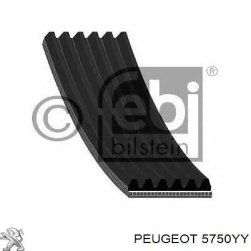 Клиновый ремень Peugeot/Citroen 00005750J7 цена, от 9.02 USD