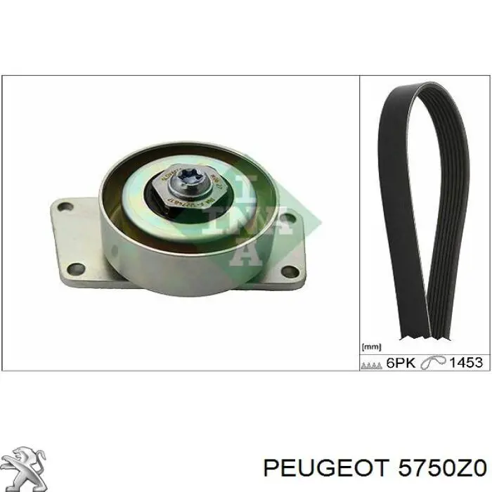 5750Z0 Peugeot/Citroen ремень генератора