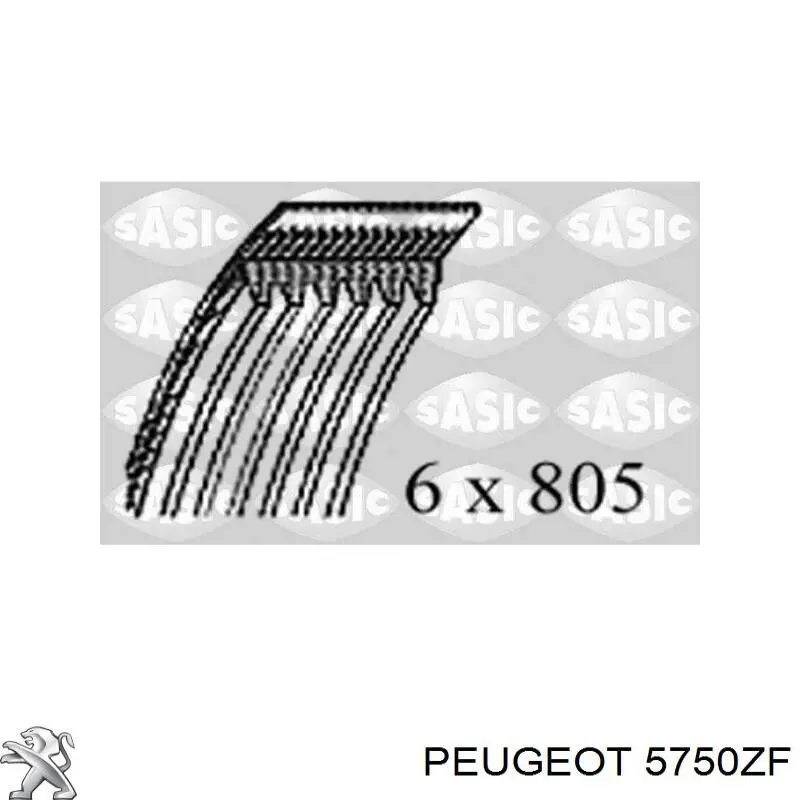 Купить 5750ZF Peugeot/Citroen Ремень генератора