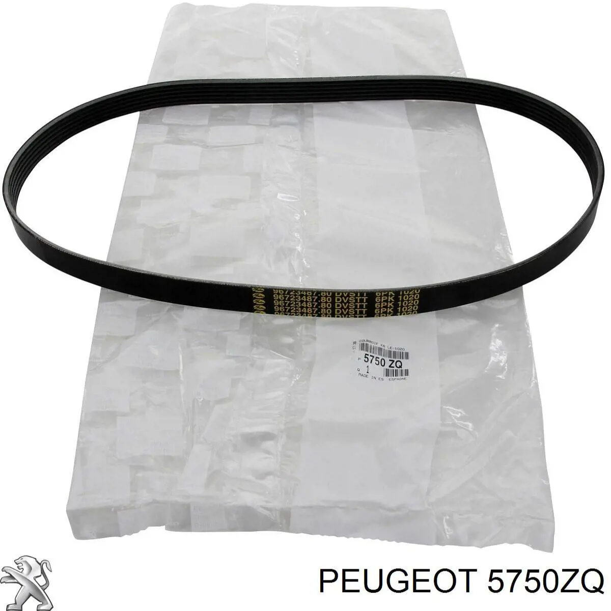 Клиновый ремень Peugeot/Citroen 5750ZQ цена, от 9.96 USD