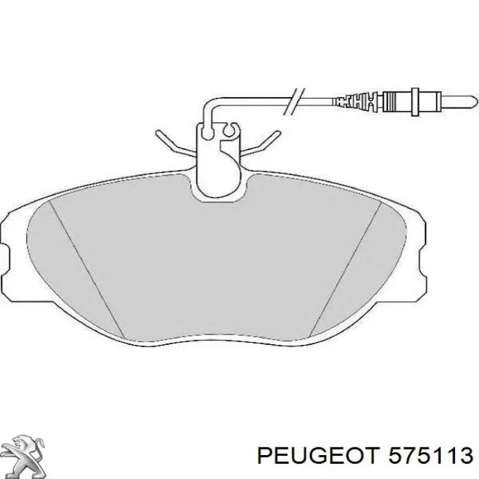 575113 Peugeot/Citroen Ролик натяжителя ремня агрегатов