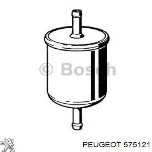 Натяжной ролик 575121 Peugeot/Citroen