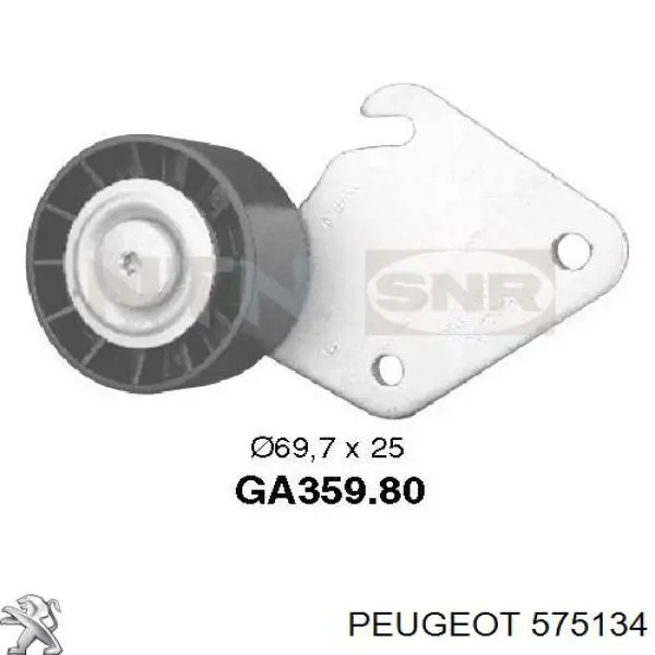 575134 Peugeot/Citroen паразитный ролик