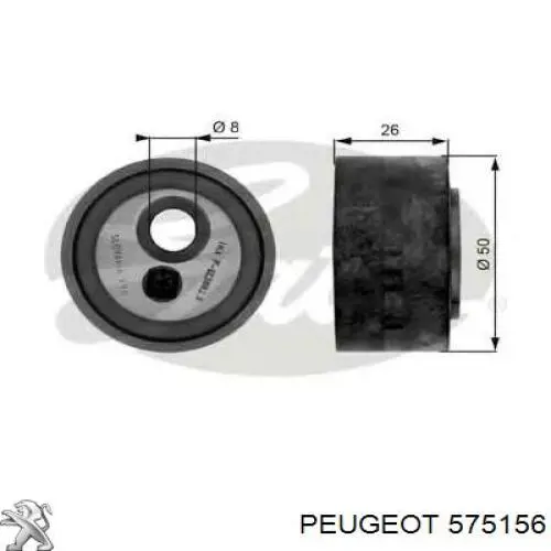 575156 Peugeot/Citroen натяжной ролик