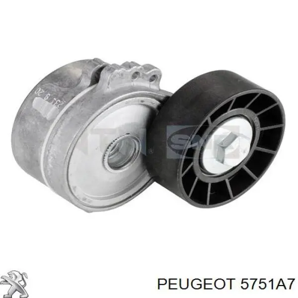 5751A7 Peugeot/Citroen натяжитель приводного ремня