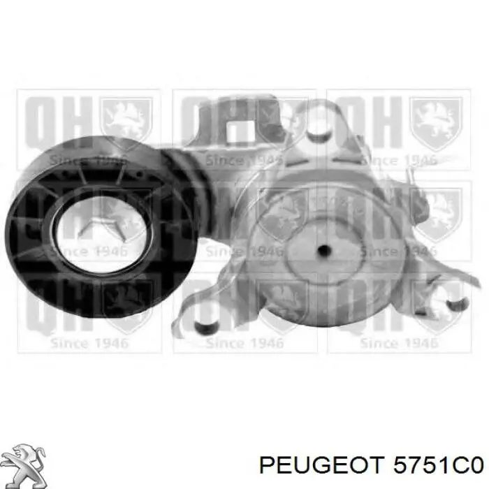Натяжная планка поликлинового ремня Peugeot/Citroen 5751C0