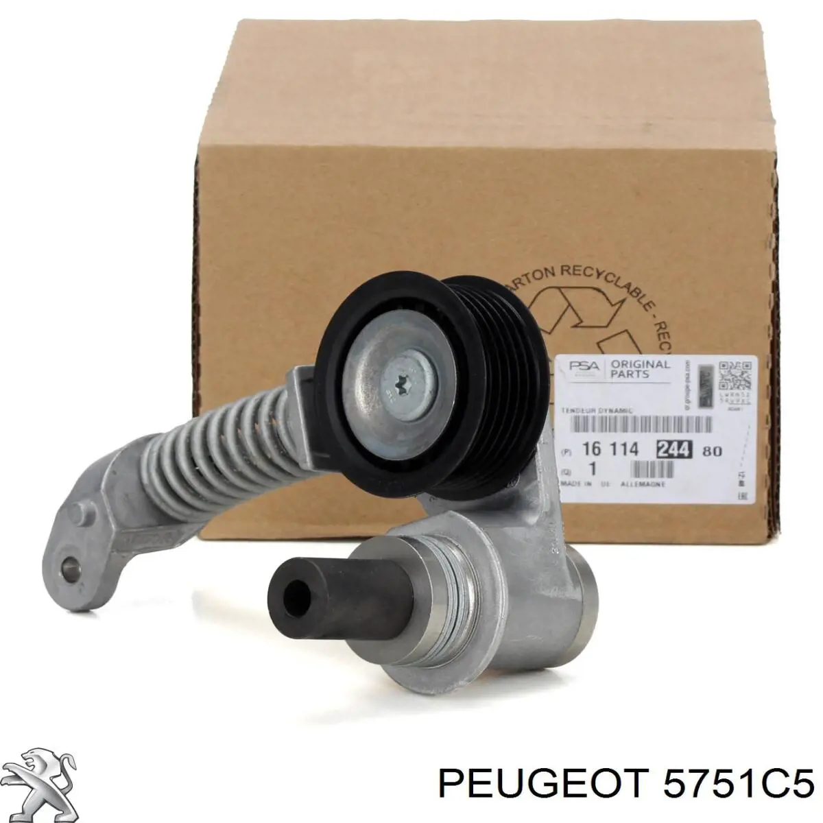 Натяжная планка поликлинового ремня Peugeot/Citroen 1611424480