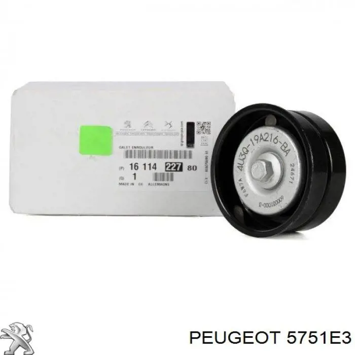 5751E3 Peugeot/Citroen натяжной ролик