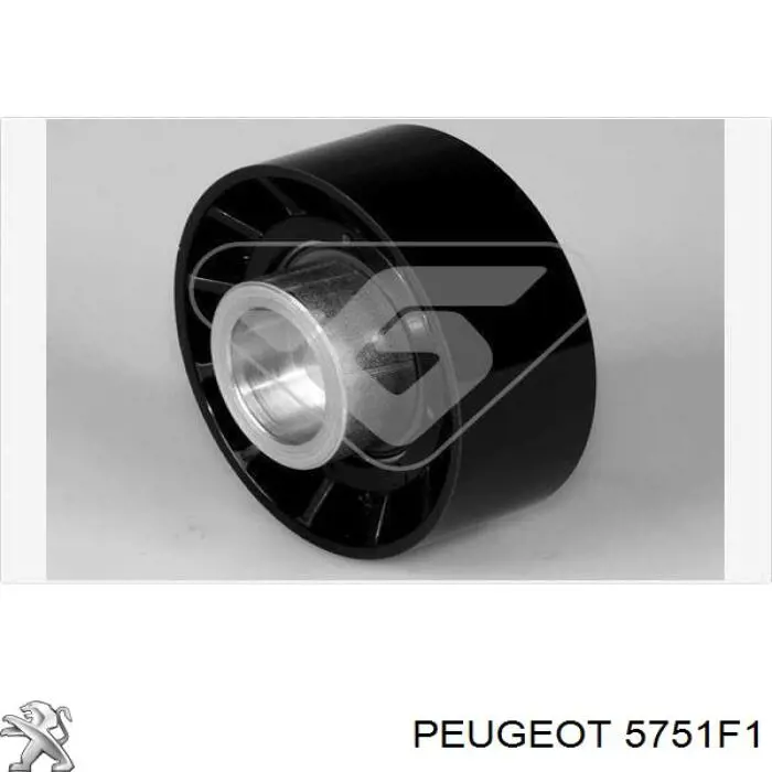 Polea inversión / guía, correa poli V 5751F1 Peugeot/Citroen
