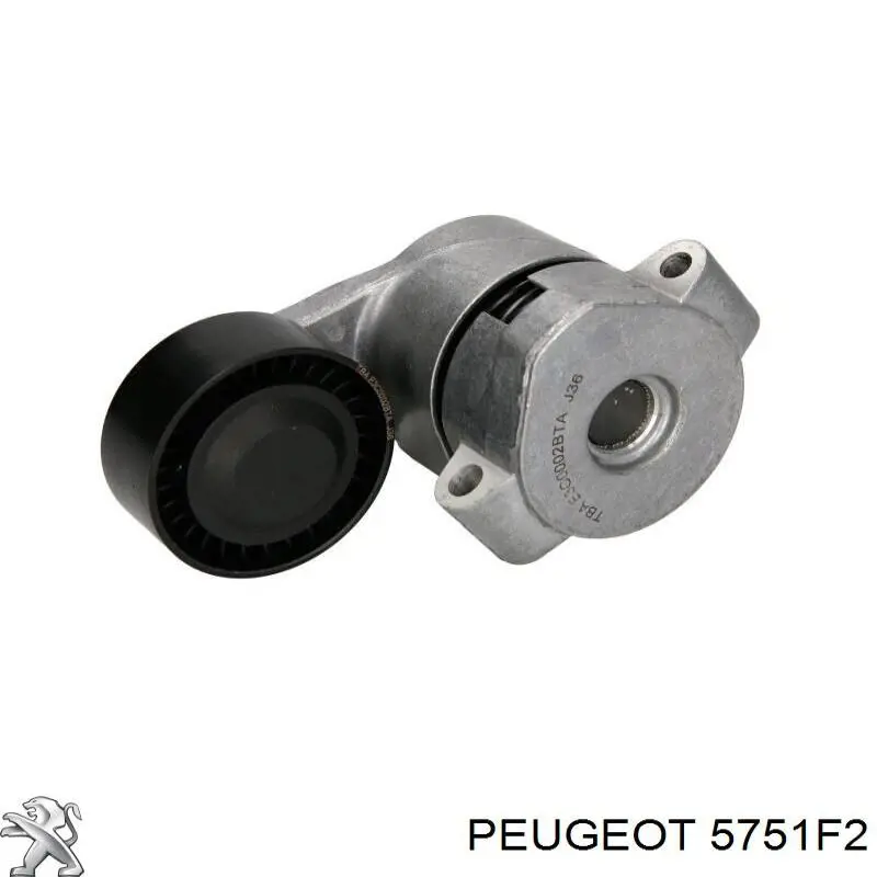 5751F2 Peugeot/Citroen натяжитель приводного ремня