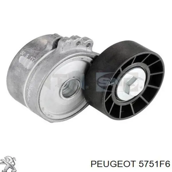 5751F6 Peugeot/Citroen натяжитель приводного ремня