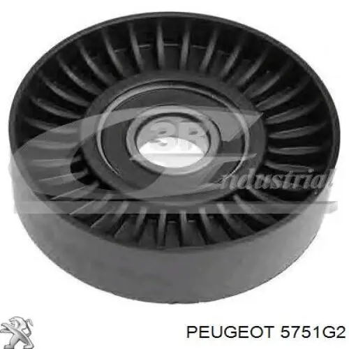 Натяжная планка поликлинового ремня Peugeot/Citroen 5751G2