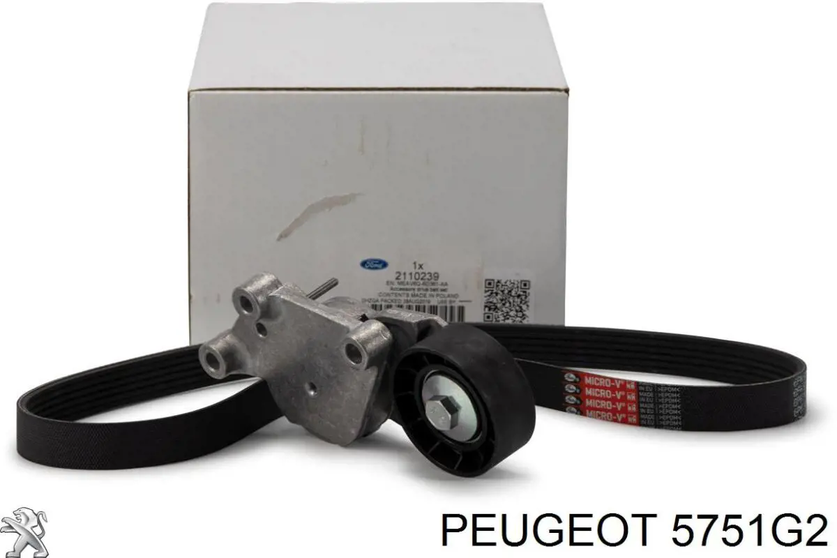 Купить 5751G2 Peugeot/Citroen Натяжитель приводного ремня