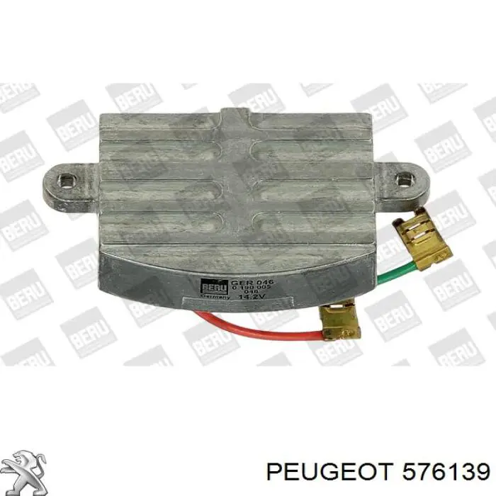 Regulador De Rele Del Generador (Rele De Carga) 576139 Peugeot/Citroen