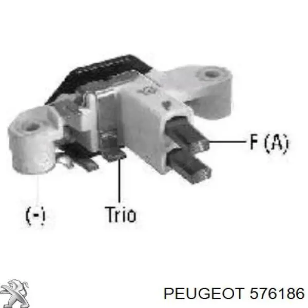 Купить 576186 Peugeot/Citroen Реле регулятор напряжения генератора