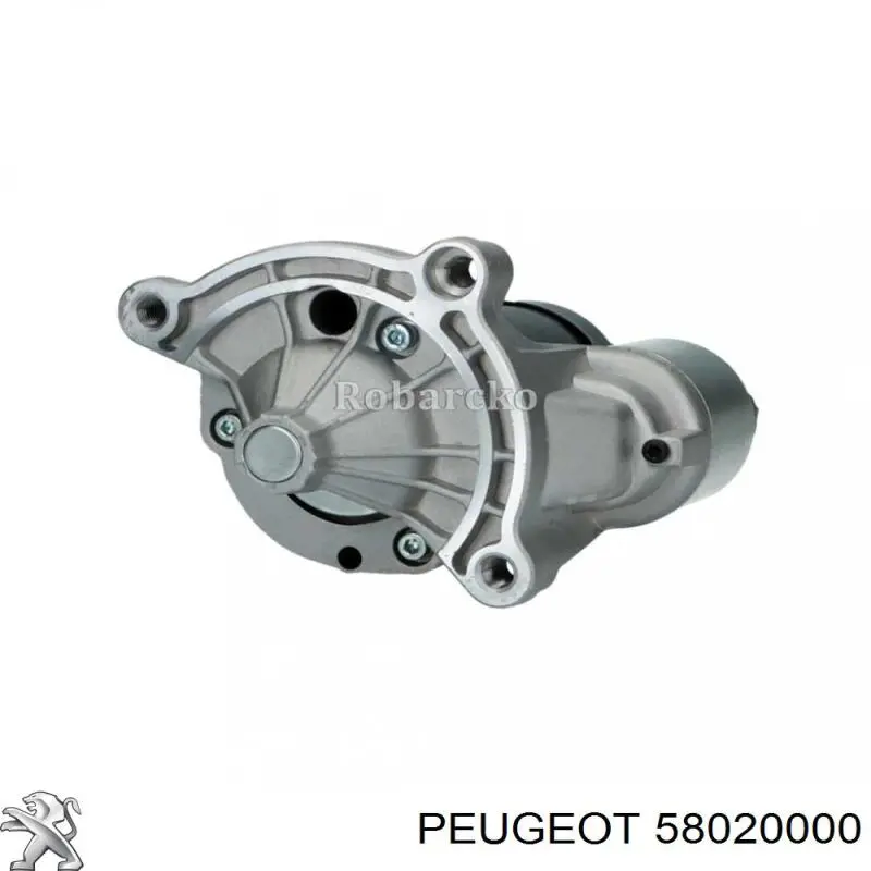 58020000 Peugeot/Citroen motor de arranco