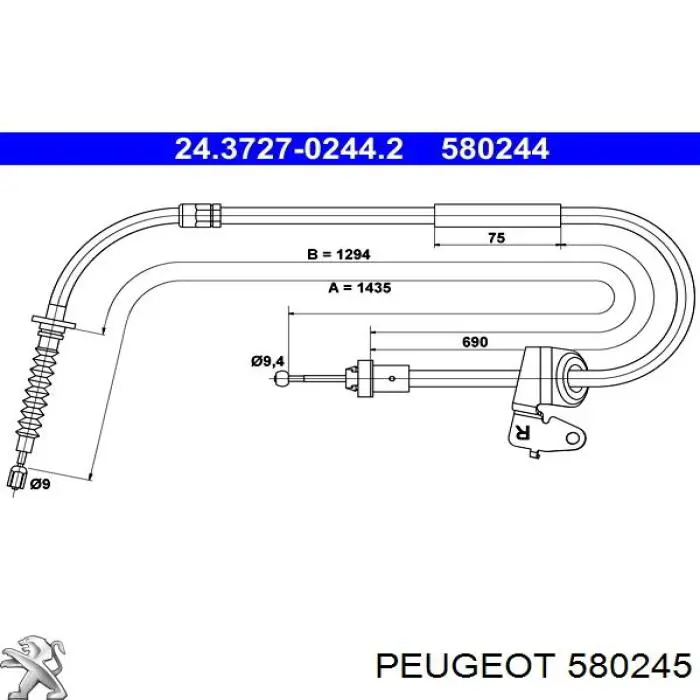 580245 Peugeot/Citroen 