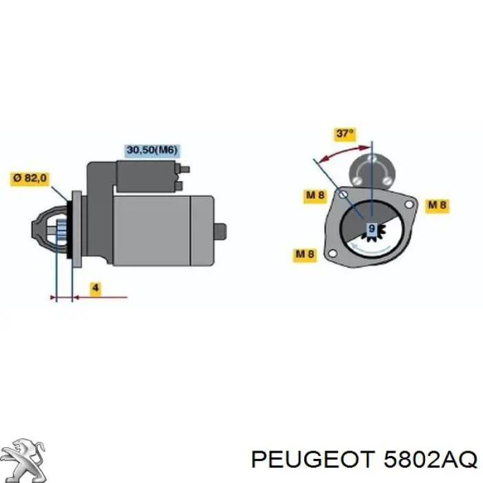 5802AQ Peugeot/Citroen
