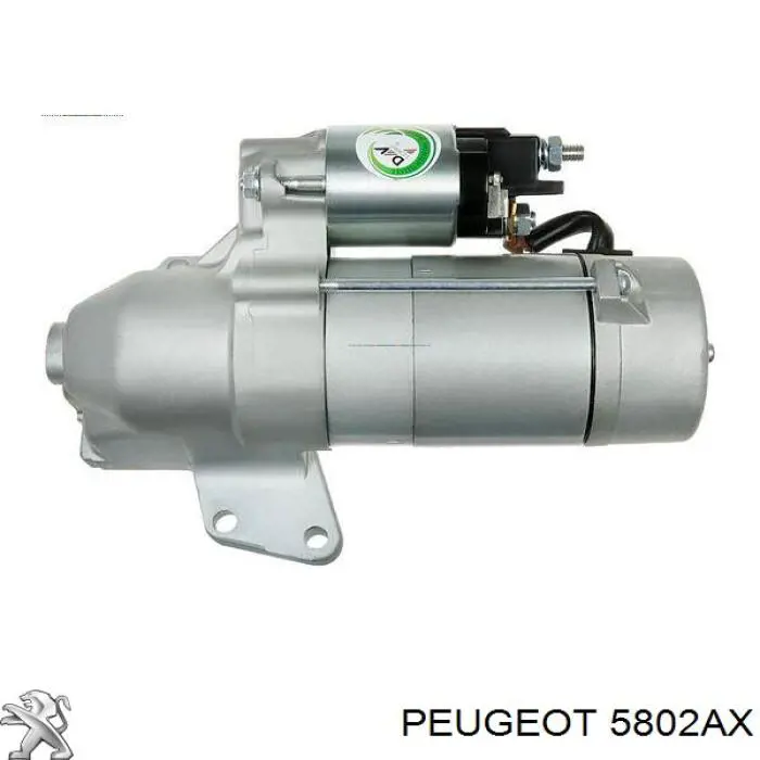Стартер двигателя Peugeot/Citroen 00005802AX