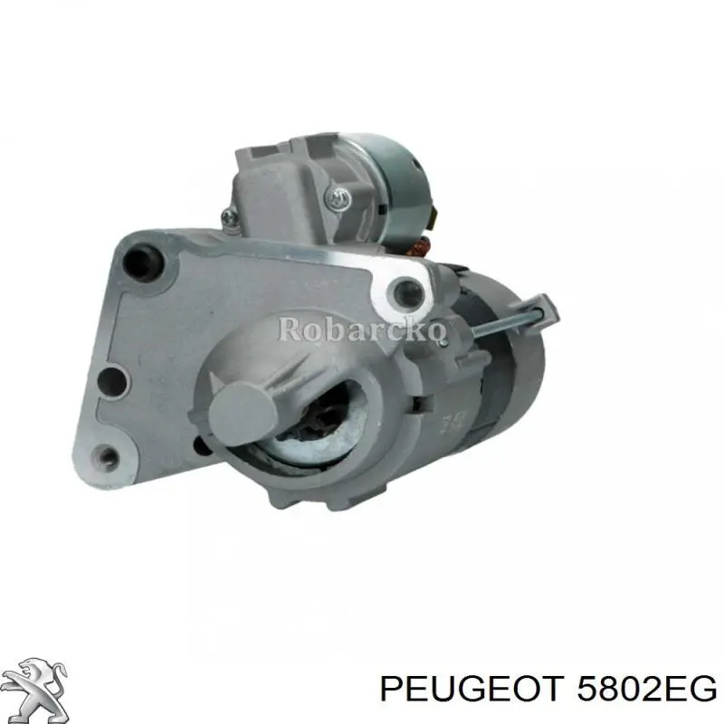 Motor de arranco 5802EG Peugeot/Citroen