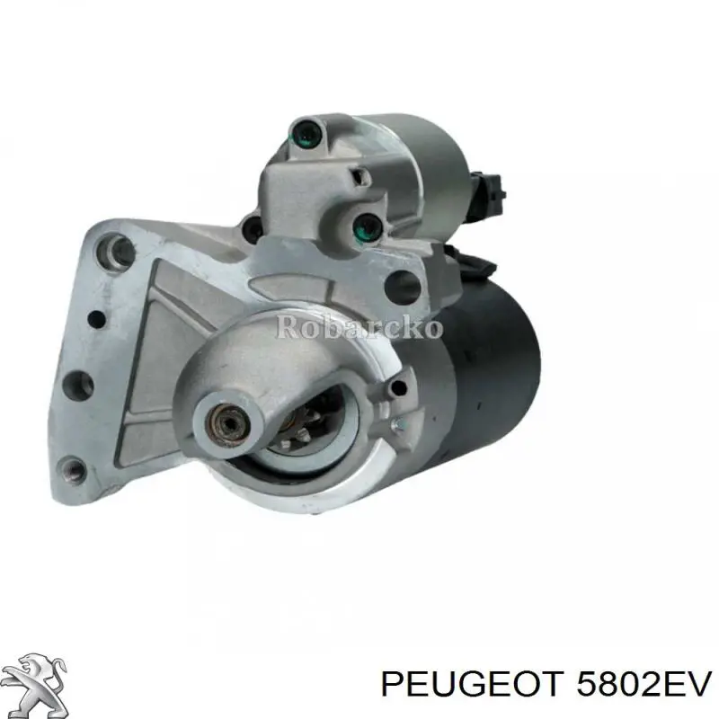 Motor de arranque 5802EV Peugeot/Citroen