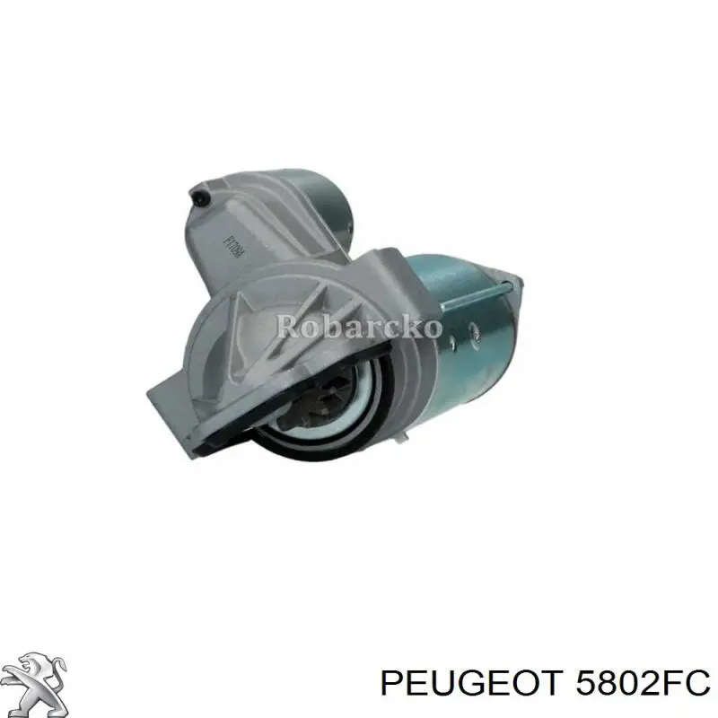 Motor de arranque 5802FC Peugeot/Citroen