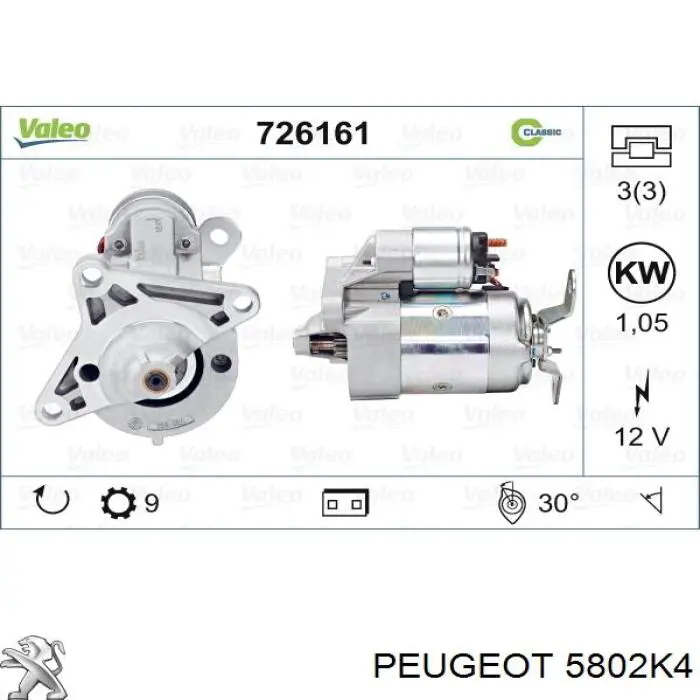 Стартер Renault (RVI) 7700759289 цена, от 63.34 USD