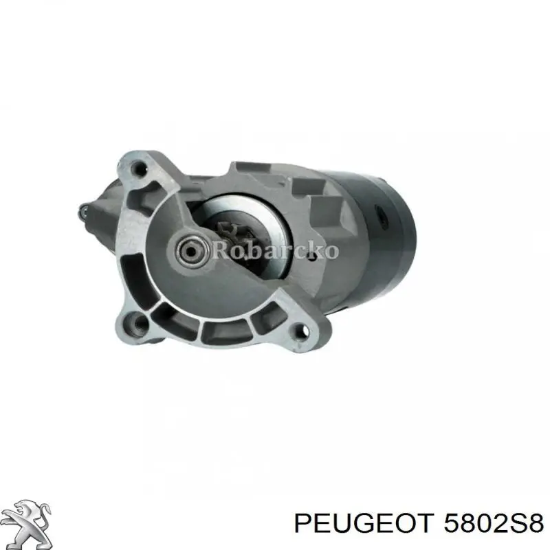 Motor de arranque 5802S8 Peugeot/Citroen